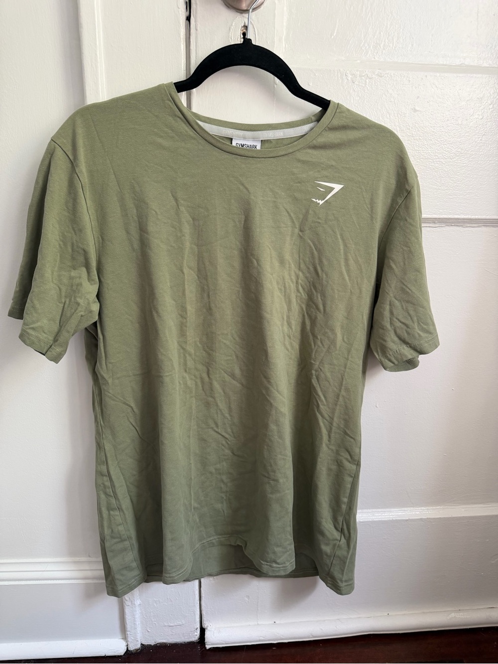 Never Worn - Gymshark Olive Green Short Sleeve Crew Tee